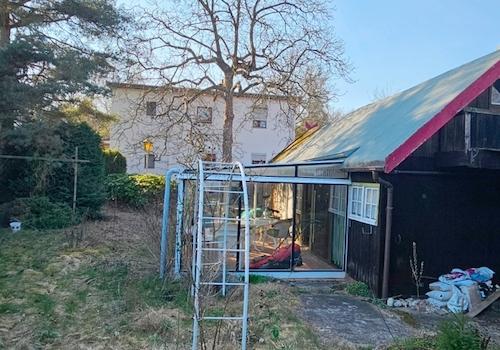 Blick auf das Haus