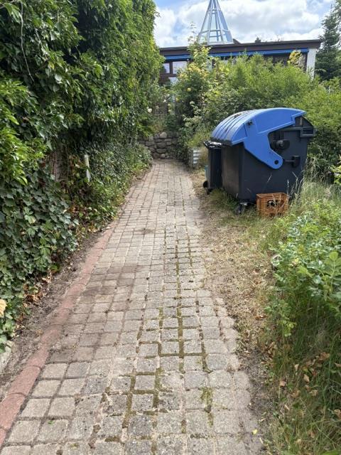 hintere Zuwegung
