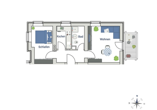 Grundriss Wohnung