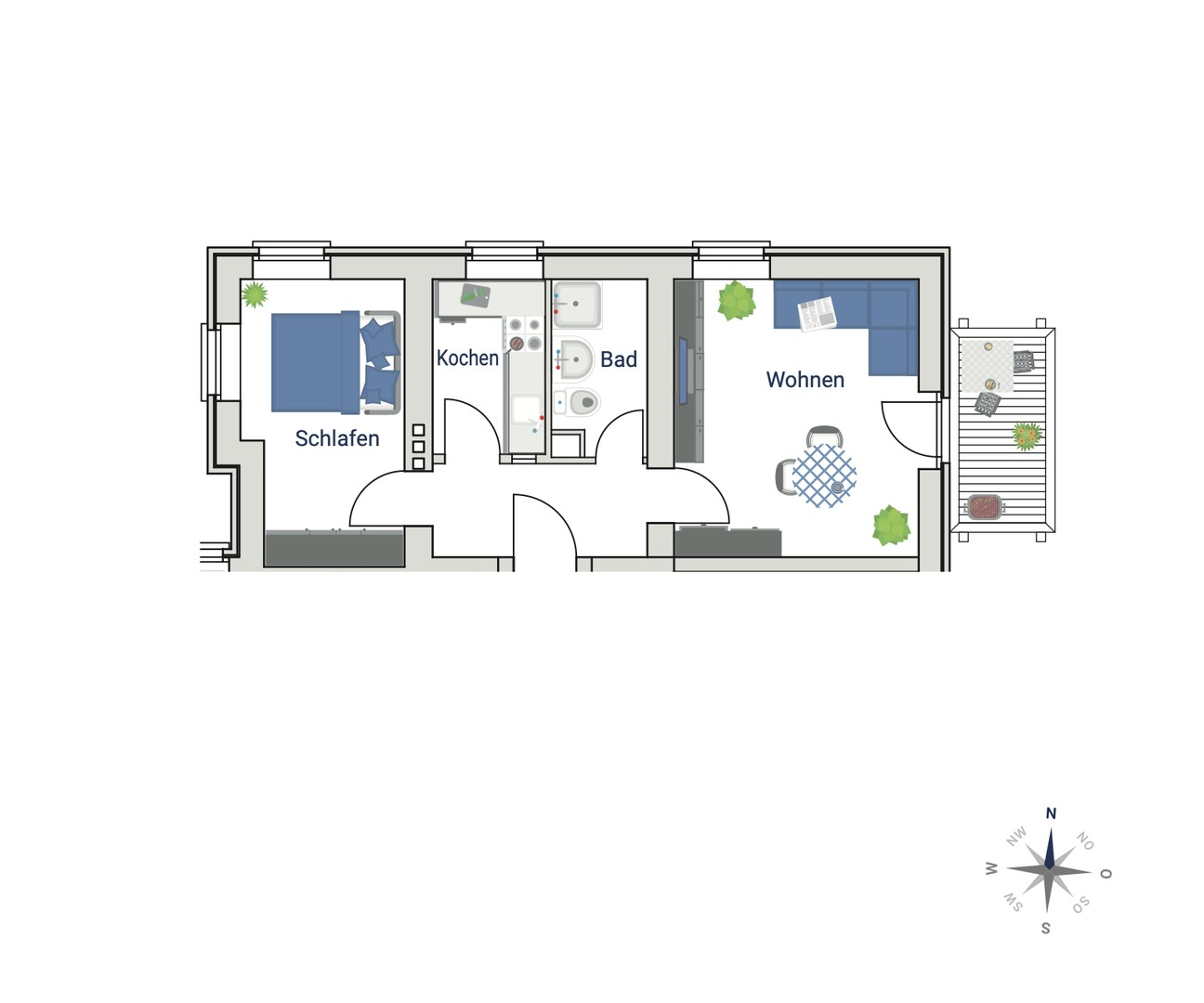 Grundriss Wohnung