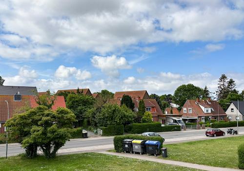 Blick vom Balkon