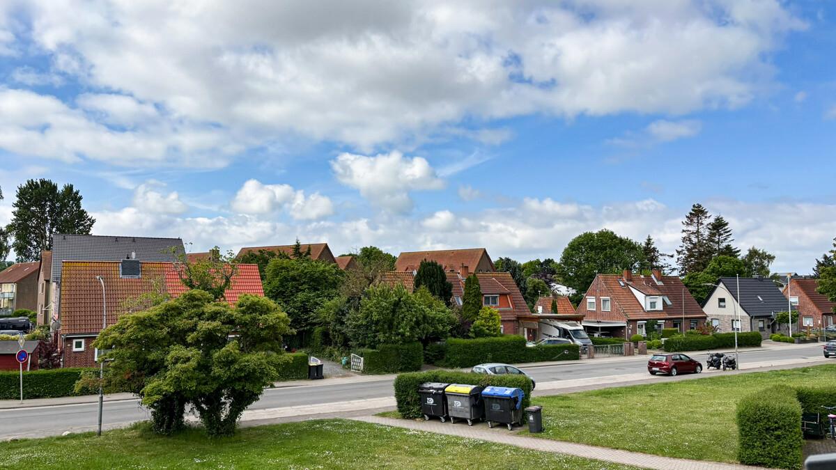 Blick vom Balkon