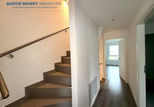 Treppenaufgang ins Dachgeschoss