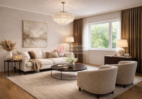 Wohn- und Essbereich - Virtual Staging