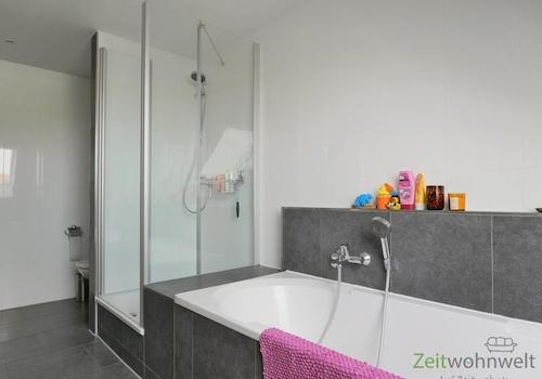 Wanne, Dusche und WC