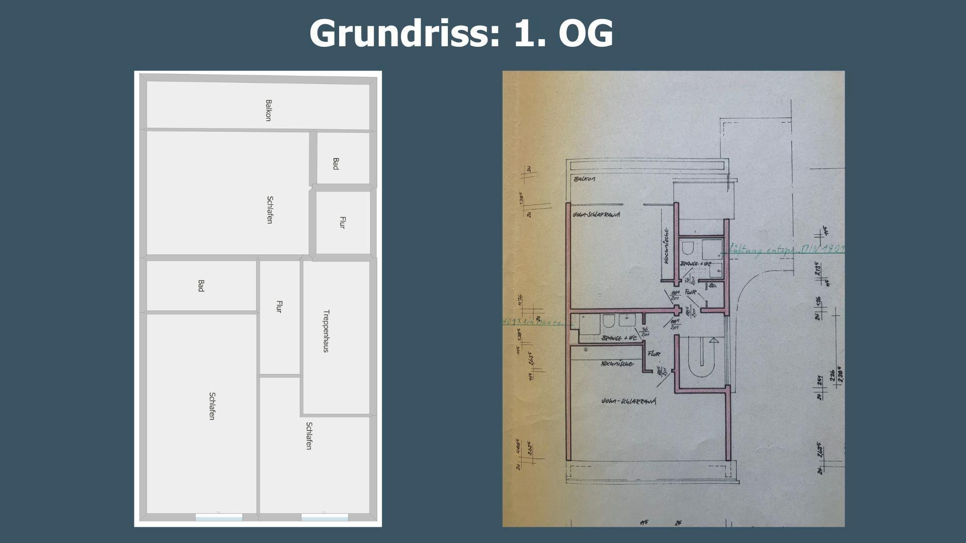 Grundriss Obergeschoss
