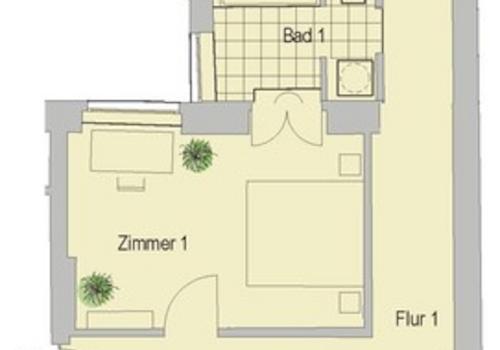 Grundriss Beletage