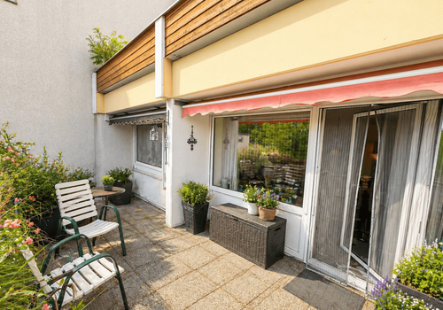 große Dachterrasse