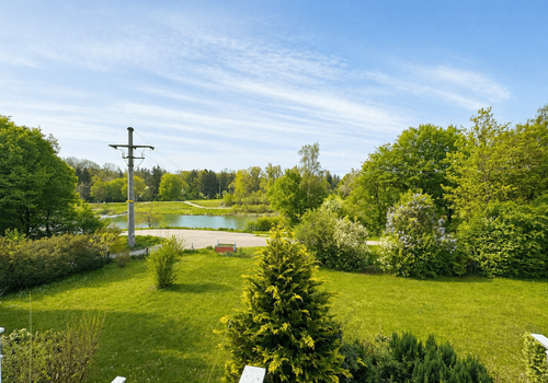 Ausblick von der Dachterrasse