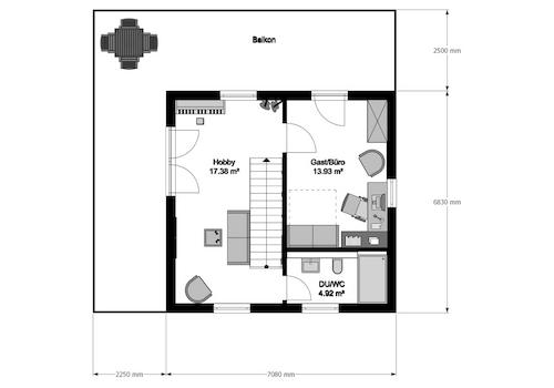 Grundriss DG