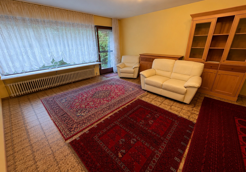 Wohnzimmer mit großem Fenster