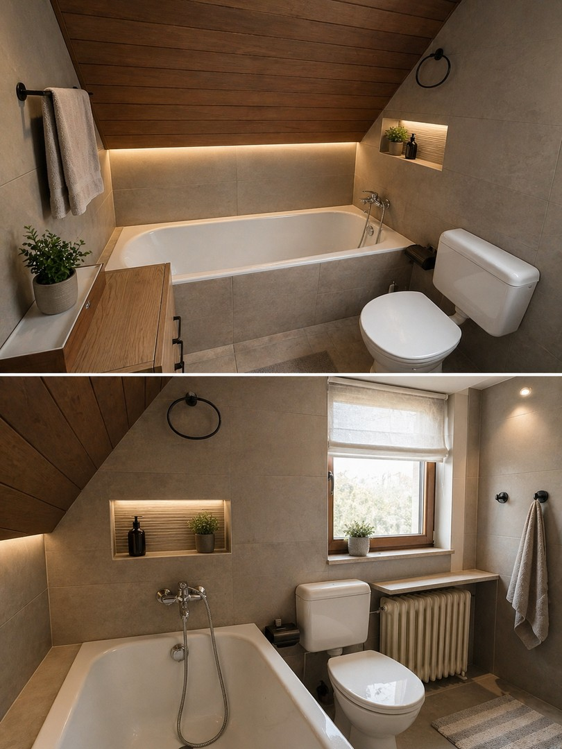 Idee Wannenbad Obergeschoss KI