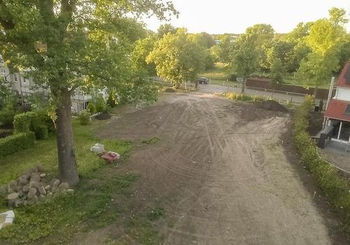 Luftbild zur STraßenseite