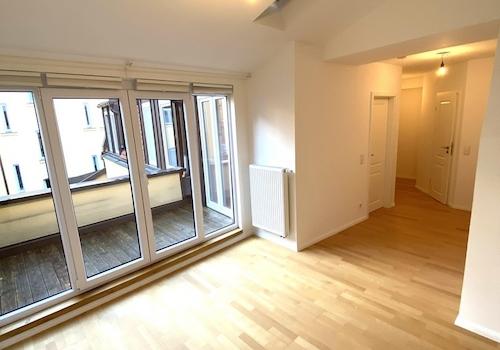 Schlafzimmer mit Balkon
