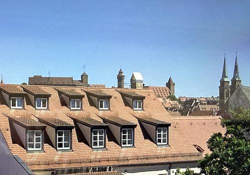 Über den Dächern von Nürnberg