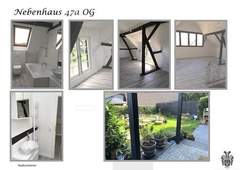Nebenhaus 47a OG + Garten