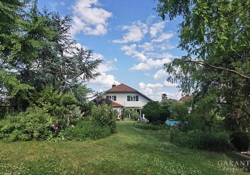 Sicht vom Garten aus