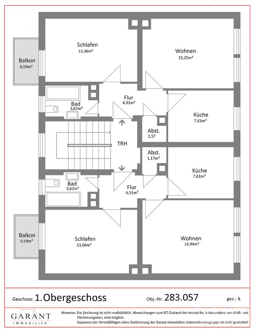 Grundriss 1. Obergeschoss