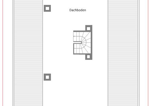 Grundriss Dachboden