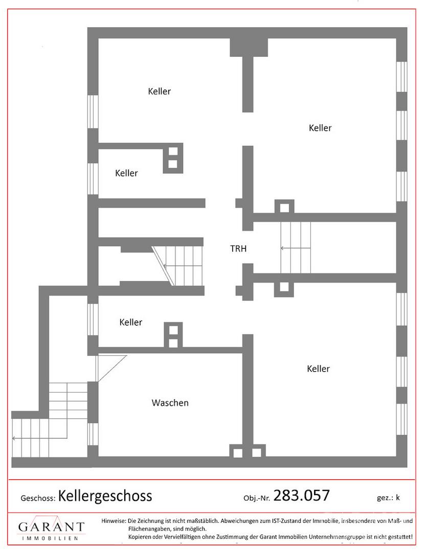 Grundriss Kellergeschoss