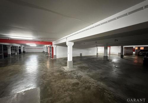 Blick in die Tiefgarage