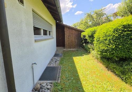 Gartenhaus Rückseite