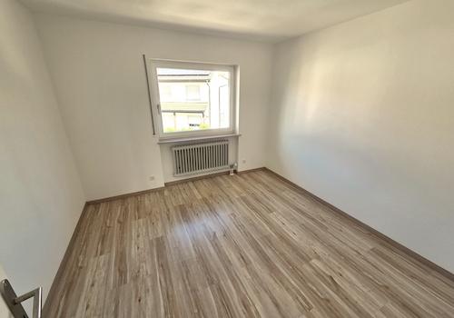 alle Wände gestrichen