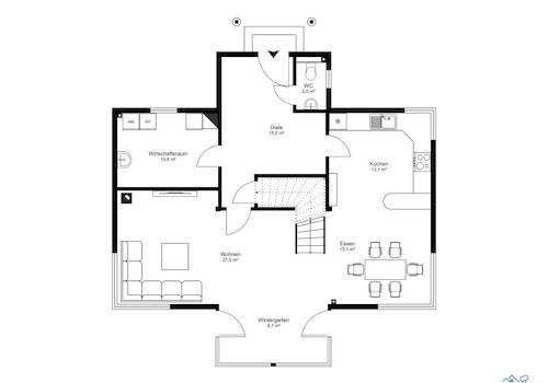 Grundriss Erdgeschoss