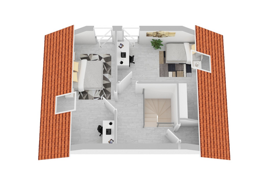 3D-Grundriss 2. DG