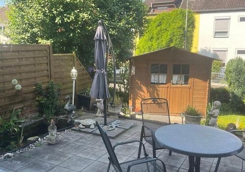 Liebevoll integrierter Garten