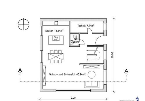 Grundriss EG Bauvoranfrage