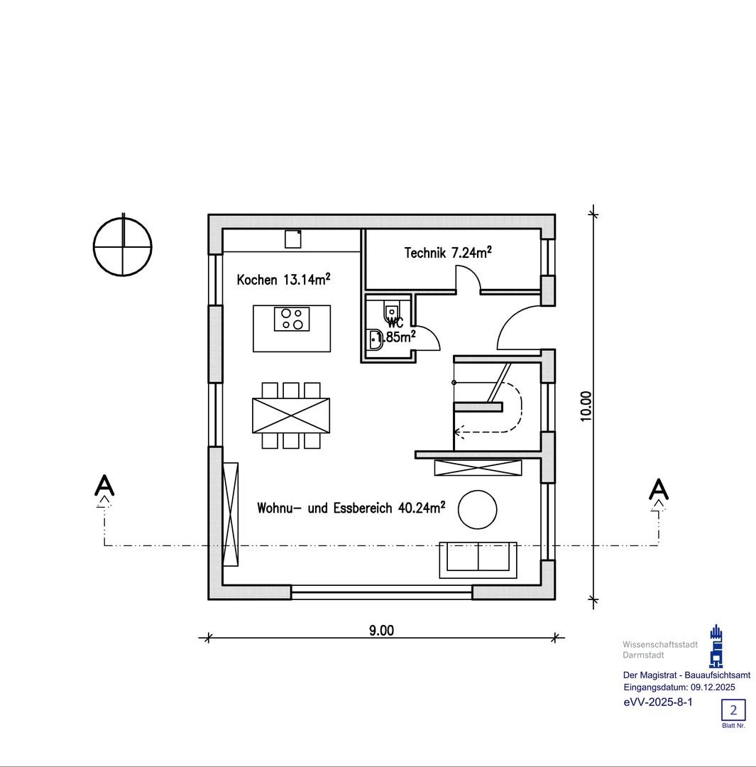 Grundriss EG Bauvoranfrage
