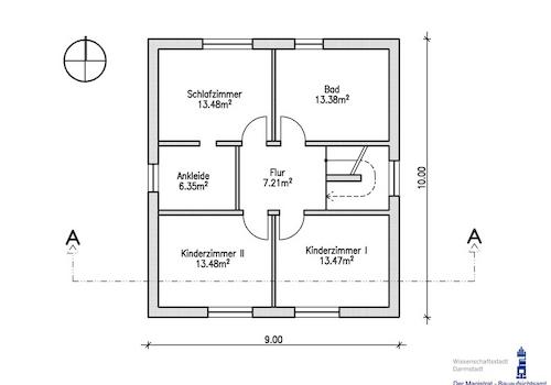 Grundriss OG Bauvoranfrage