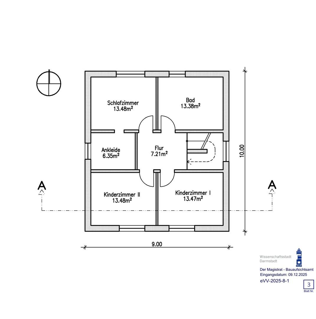 Grundriss OG Bauvoranfrage