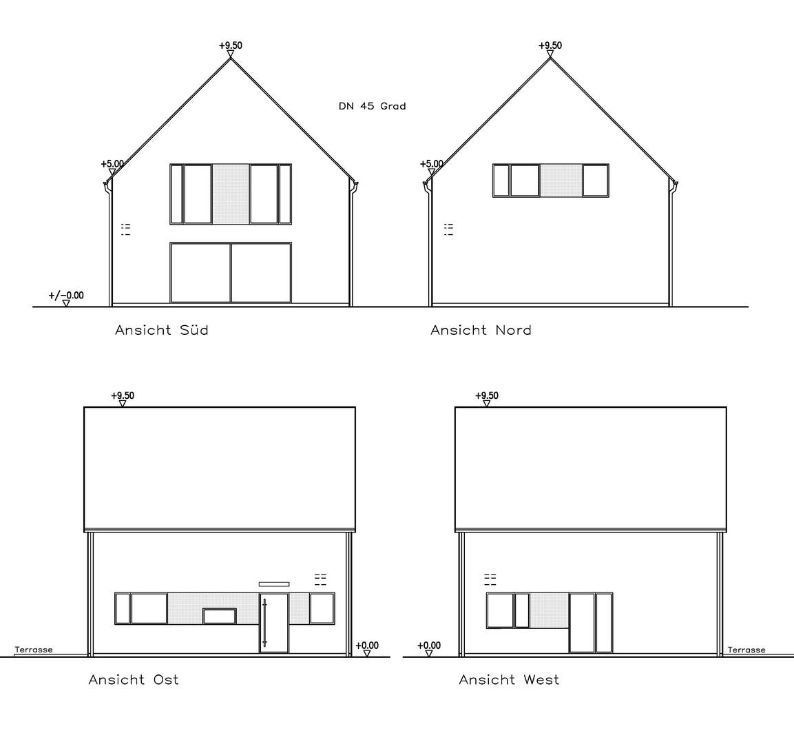Ansichten Bauvoranfrage