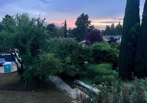 Ausblick vom Balkon