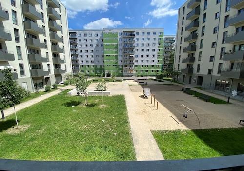 Ausblick zum Innenhof