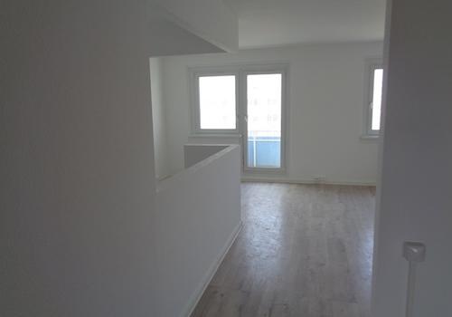 Blick ins Wohnzimmer