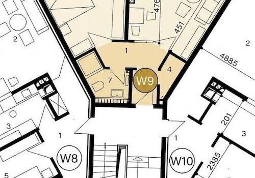 Grundriss (WE9, 2. OG.)