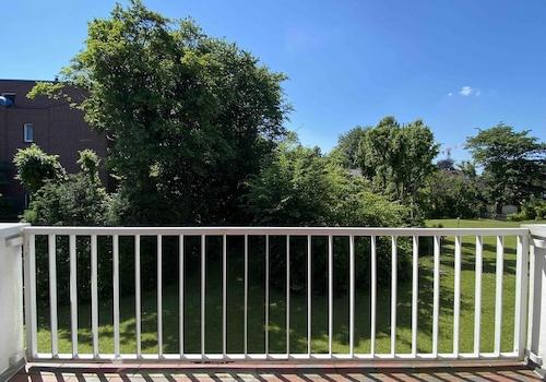 Blick vom Balkon