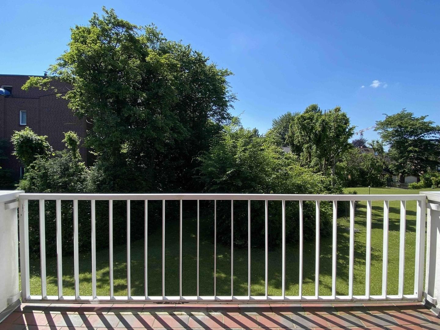 Blick vom Balkon