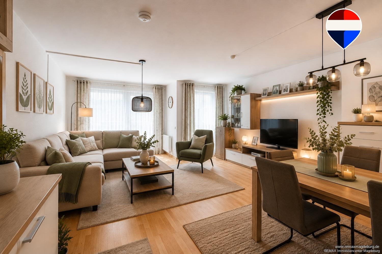 Wohnzimmer- KI unterstüzt