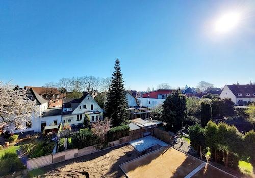 Blick vom Balkon