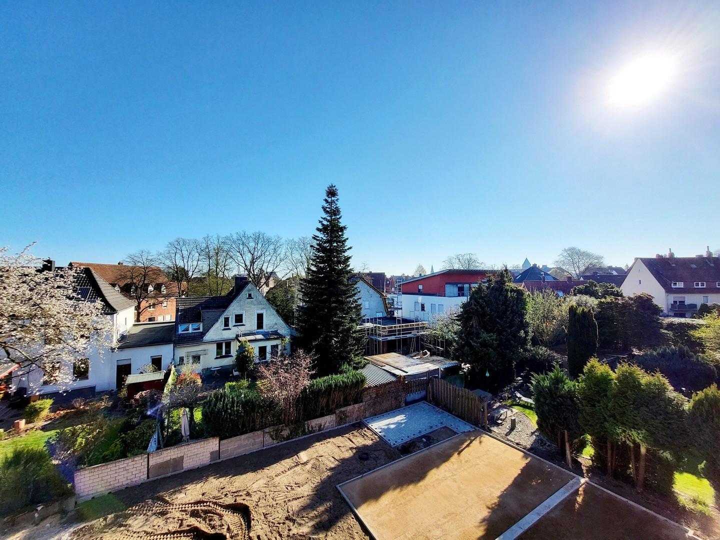 Blick vom Balkon