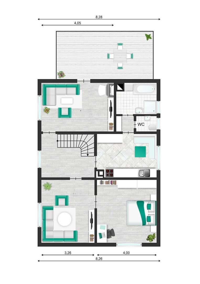Grundriss OG 