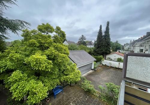 Blick vom Balkon