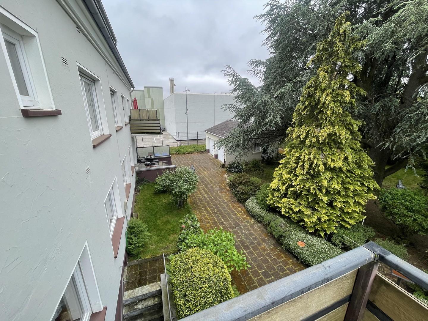Blick vom Balkon
