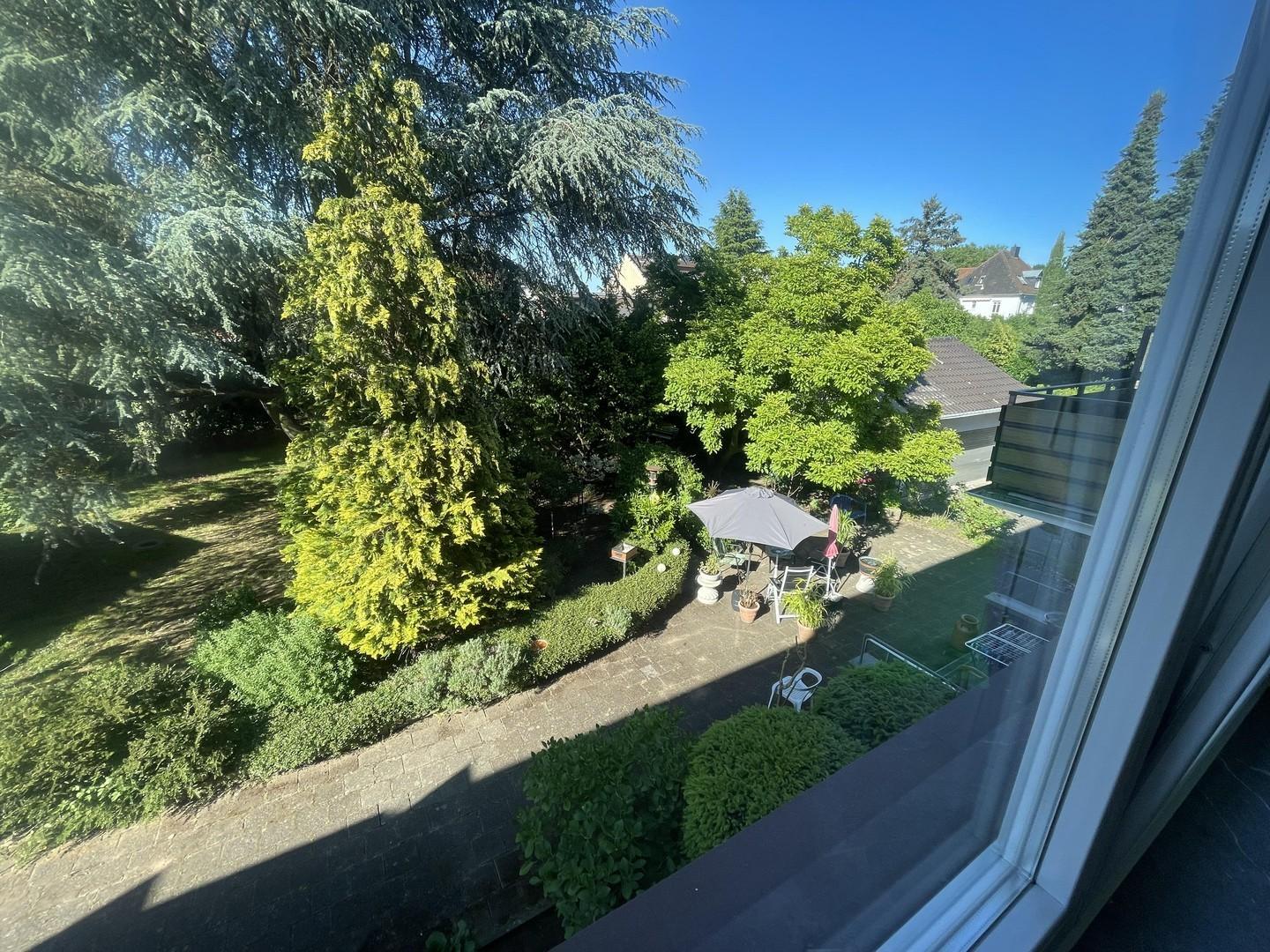 Blick aus Arbeitszimmer