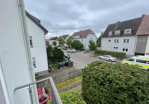Blick zur Straße