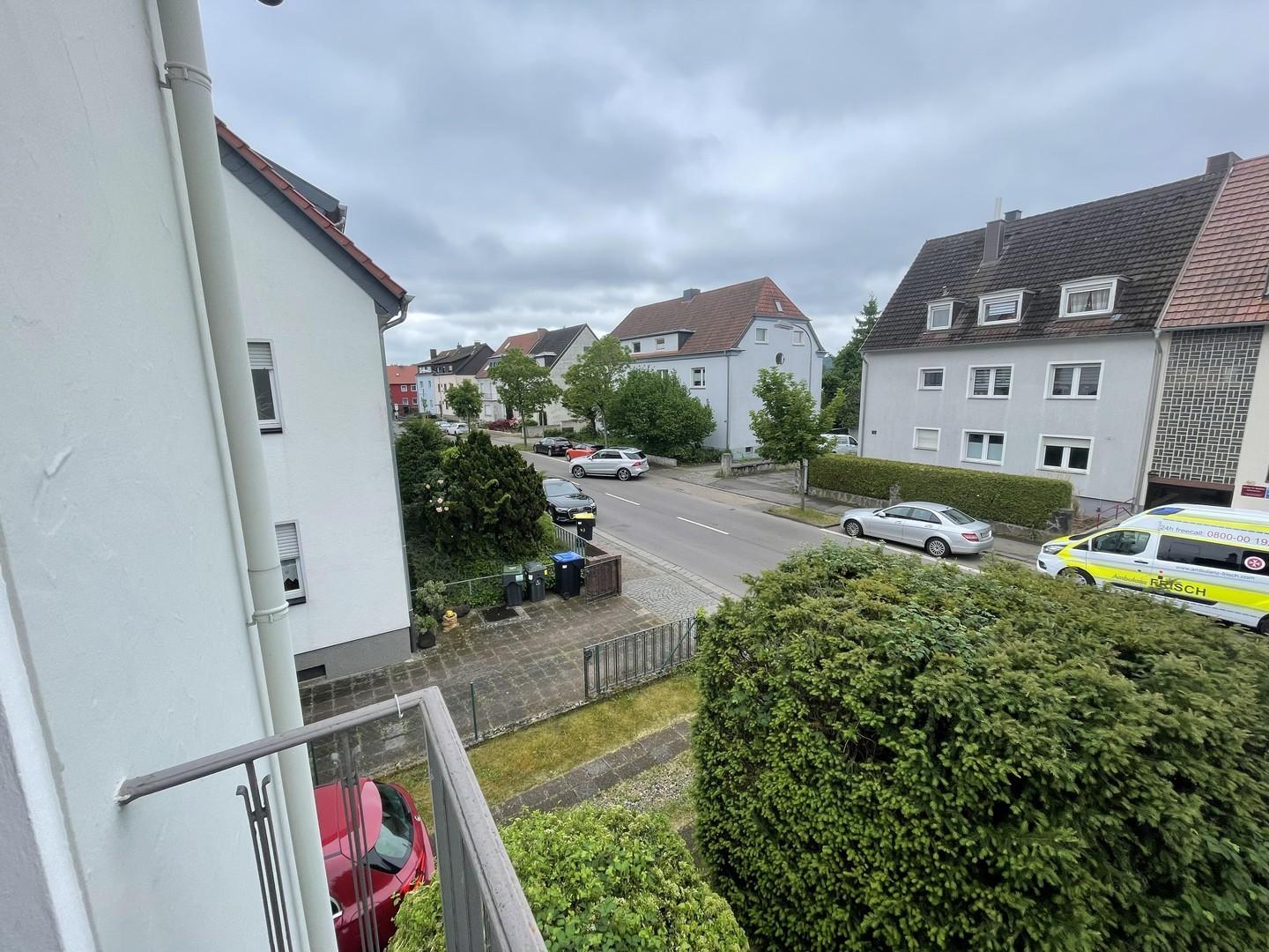 Blick zur Straße